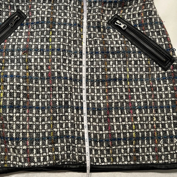 Jack Women's Black Multicolored Pencil Mini Skirt Fully Lined Size US 8 - Picture 4 of 7
